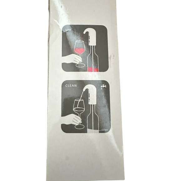 Multi- Smart Wine Aerator & Dispenser One Touch Black w/ Travel Pouch - Picture 7 of 8